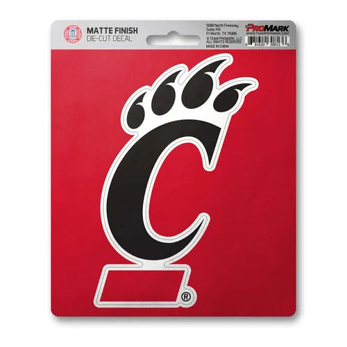 Fan Mats Cincinnati Bearcats Matte Decal Sticker