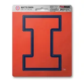 Fan Mats Illinois Illini Matte Decal Sticker