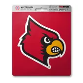 Fan Mats Louisville Cardinals Matte Decal Sticker