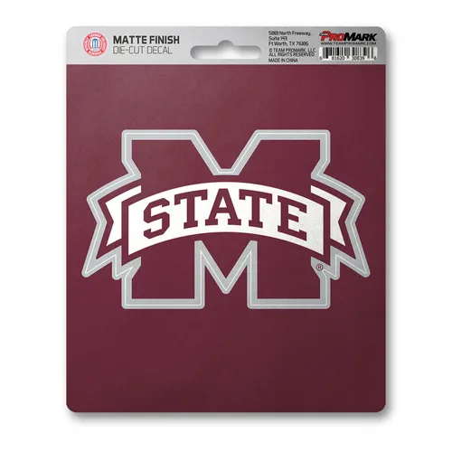 Fan Mats Mississippi State Bulldogs Matte Decal Sticker