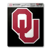 Fan Mats Oklahoma Sooners Matte Decal Sticker