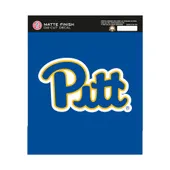 Fan Mats Pitt Panthers Matte Decal Sticker