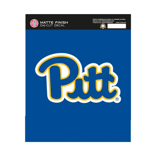 Fan Mats Pitt Panthers Matte Decal Sticker