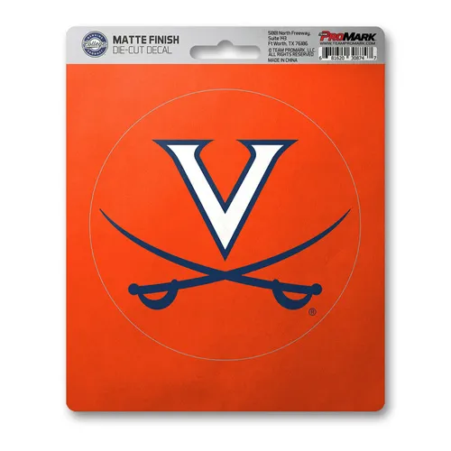 Fan Mats Virginia Cavaliers Matte Decal Sticker