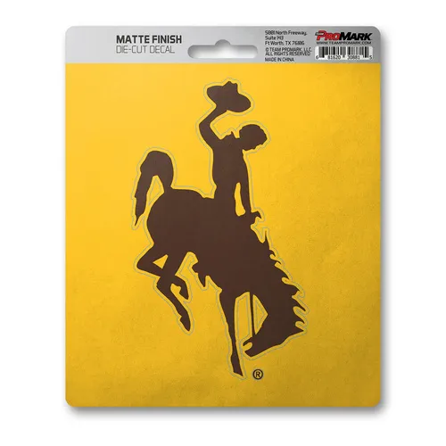 Fan Mats Wyoming Cowboys Matte Decal Sticker