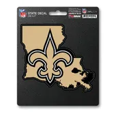 Fan Mats New Orleans Saints Team State Shape Decal Sticker