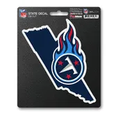 Fan Mats Tennessee Titans Team State Shape Decal Sticker