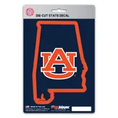 Fan Mats Auburn Tigers Team State Shape Decal Sticker