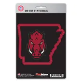 Fan Mats Arkansas Razorbacks Team State Shape Decal Sticker