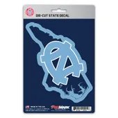 Fan Mats North Carolina Tar Heels Team State Shape Decal Sticker