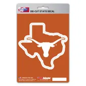 Fan Mats Texas Longhorns Team State Shape Decal Sticker