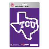 Fan Mats Tcu Horned Frogs Team State Shape Decal Sticker