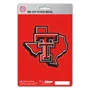 Fan Mats Texas Tech Red Raiders Team State Shape Decal Sticker