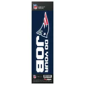 Fan Mats New England Patriots 2 Piece Team Slogan Decal Sticker Set