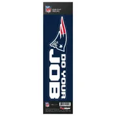 Fan Mats New England Patriots 2 Piece Team Slogan Decal Sticker Set