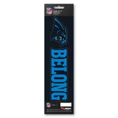 Fan Mats Carolina Panthers 2 Piece Team Slogan Decal Sticker Set