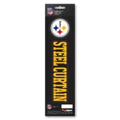 Fan Mats Pittsburgh Steelers 2 Piece Team Slogan Decal Sticker Set