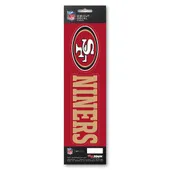 Fan Mats San Francisco 49Ers 2 Piece Team Slogan Decal Sticker Set