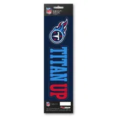 Fan Mats Tennessee Titans 2 Piece Team Slogan Decal Sticker Set