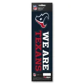 Fan Mats Houston Texans 2 Piece Team Slogan Decal Sticker Set