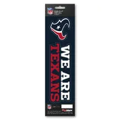 Fan Mats Houston Texans 2 Piece Team Slogan Decal Sticker Set