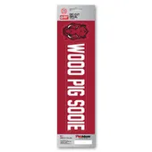 Fan Mats Arkansas Razorbacks 2 Piece Team Slogan Decal Sticker Set