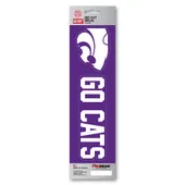 Fan Mats Kansas State Wildcats 2 Piece Team Slogan Decal Sticker Set