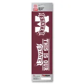 Fan Mats Mississippi State Bulldogs 2 Piece Team Slogan Decal Sticker Set