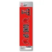 Fan Mats Texas Tech Red Raiders 2 Piece Team Slogan Decal Sticker Set