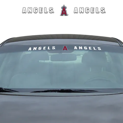 Fan Mats Los Angeles Angels Sun Stripe Windshield Decal 3.25 In. X 34 In.