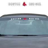 Fan Mats Boston Red Sox Sun Stripe Windshield Decal 3.25 In. X 34 In.