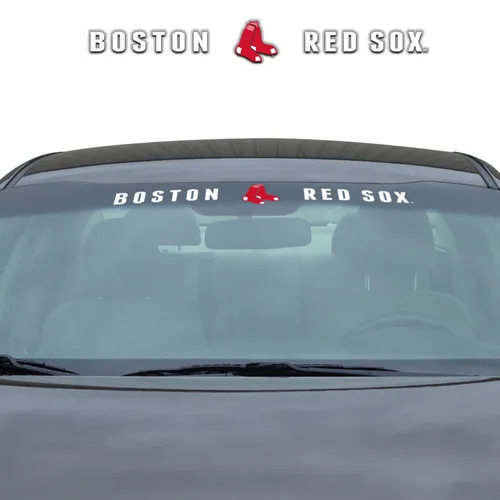 Fan Mats Boston Red Sox Sun Stripe Windshield Decal 3.25 In. X 34 In.