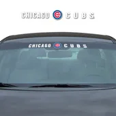 Fan Mats Chicago Cubs Sun Stripe Windshield Decal 3.25 In. X 34 In.