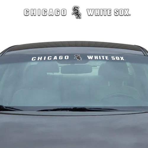 Fan Mats Chicago White Sox Sun Stripe Windshield Decal 3.25 In. X 34 In.
