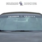 Fan Mats Colorado Rockies Sun Stripe Windshield Decal 3.25 In. X 34 In.