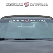 Fan Mats Washington Nationals Sun Stripe Windshield Decal 3.25 In. X 34 In.