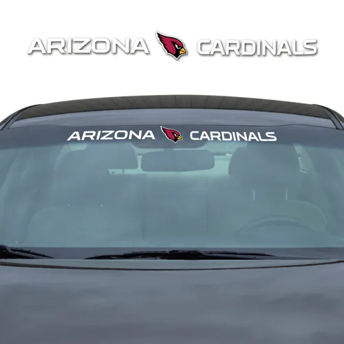 Fan Mats Arizona Cardinals Sun Stripe Windshield Decal 3.25 In. X 34 In.