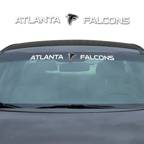 Fan Mats Atlanta Falcons Sun Stripe Windshield Decal 3.25 In. X 34 In.