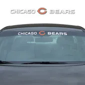 Fan Mats Chicago Bears Sun Stripe Windshield Decal 3.25 In. X 34 In.