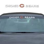 Fan Mats Chicago Bears Sun Stripe Windshield Decal 3.25 In. X 34 In.