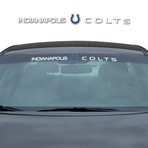 Fan Mats Indianapolis Colts Sun Stripe Windshield Decal 3.25 In. X 34 In.