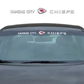 Fan Mats Kansas City Chiefs Sun Stripe Windshield Decal 3.25 In. X 34 In.