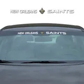 Fan Mats New Orleans Saints Sun Stripe Windshield Decal 3.25 In. X 34 In.