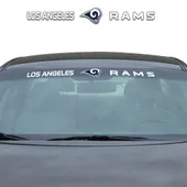 Fan Mats Los Angeles Rams Sun Stripe Windshield Decal 3.25 In. X 34 In.