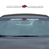 Fan Mats Arkansas Razorbacks Sun Stripe Windshield Decal 3.25 In. X 34 In.