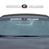 Fan Mats Georgia Bulldogs Sun Stripe Windshield Decal 3.25 In. X 34 In.