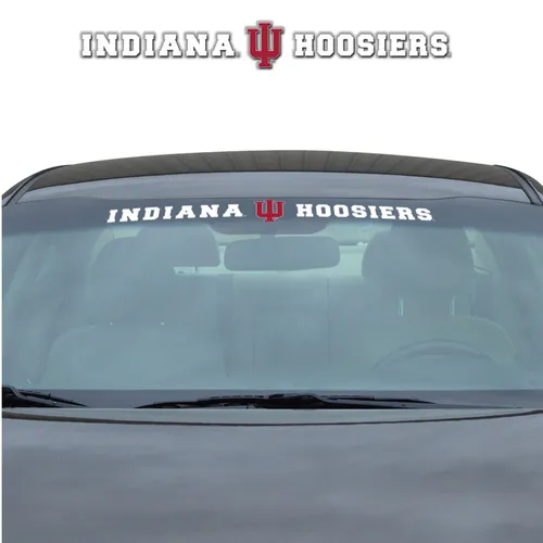 Fan Mats Indiana Hoosiers Sun Stripe Windshield Decal 3.25 In. X 34 In.