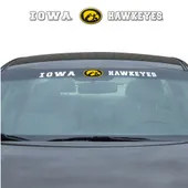 Fan Mats Iowa Hawkeyes Sun Stripe Windshield Decal 3.25 In. X 34 In.