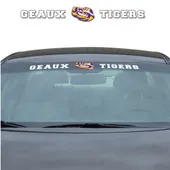 Fan Mats Lsu Tigers Sun Stripe Windshield Decal 3.25 In. X 34 In.