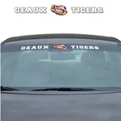 Fan Mats Lsu Tigers Sun Stripe Windshield Decal 3.25 In. X 34 In.